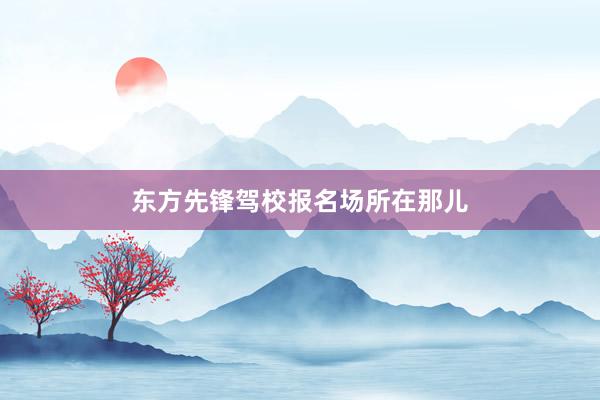 东方先锋驾校报名场所在那儿