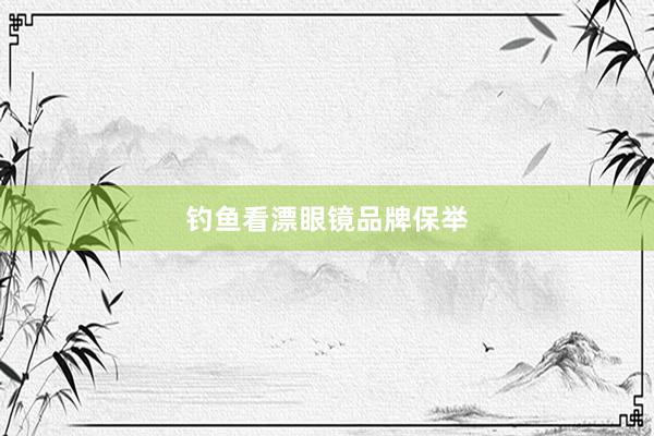 钓鱼看漂眼镜品牌保举